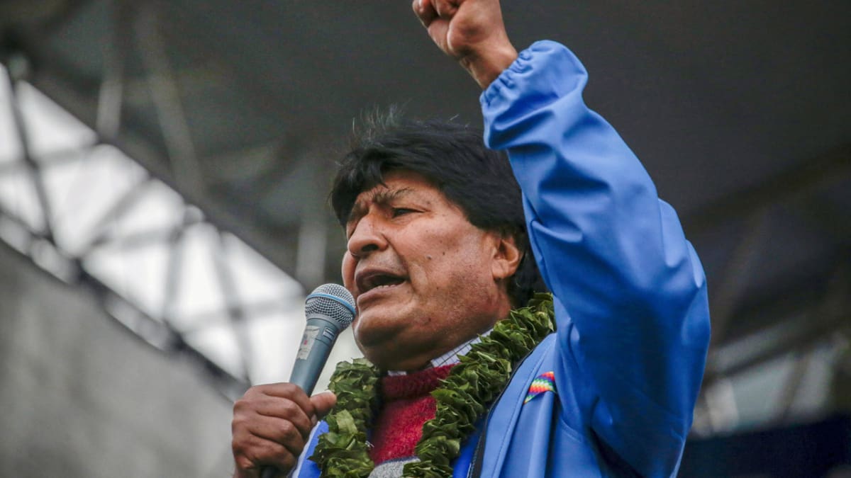 Evo Morales, expresidente boliviano. Foto: Reuters