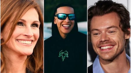 Julia Roberts - Daddy Yankee - Harry Styles. Foto: archivo.
