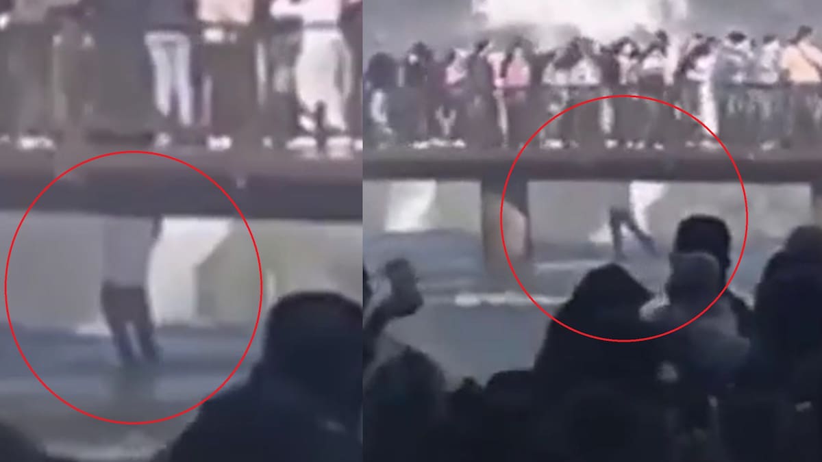 Video: un turista se tiró al agua en las Cataratas para rescatar su celular, la tajante decisión que tomó el Parque Iguazú