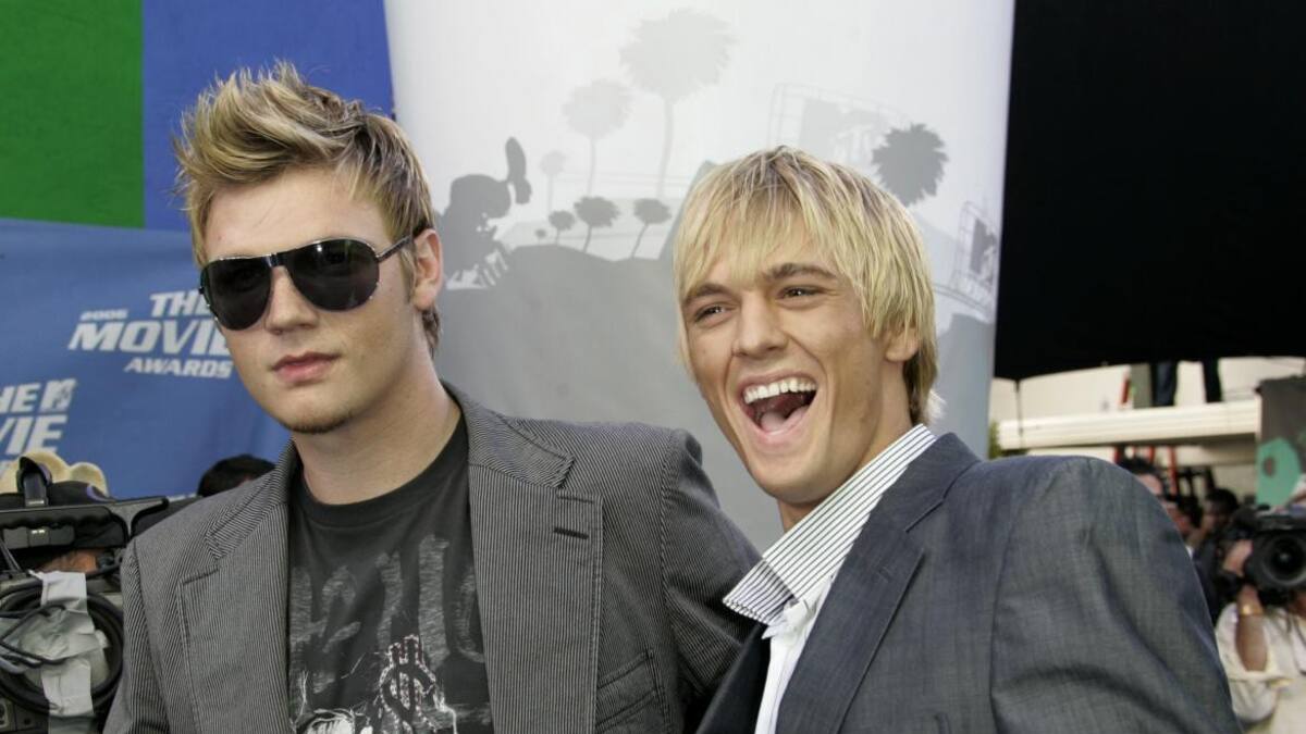 Aaaron Carter y su hermano Nick. Foto: REUTERS