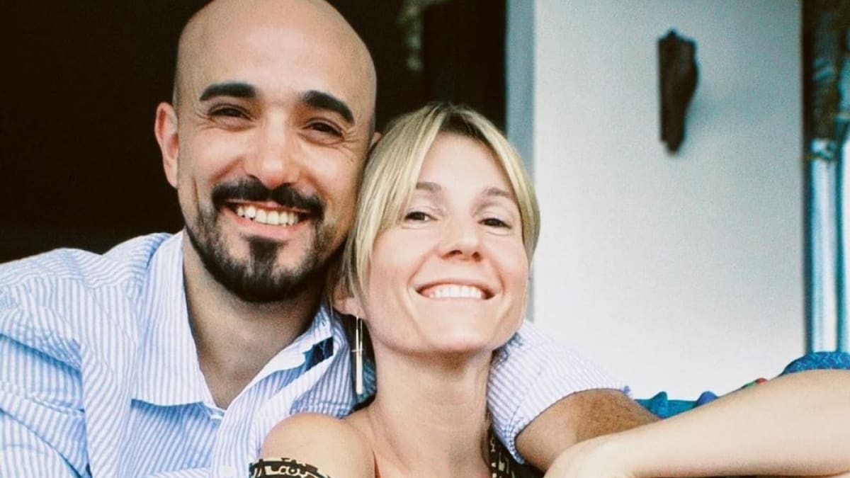 Abel Pintos y Mora Calabrese. Foto: Instagram / abelpintos.
