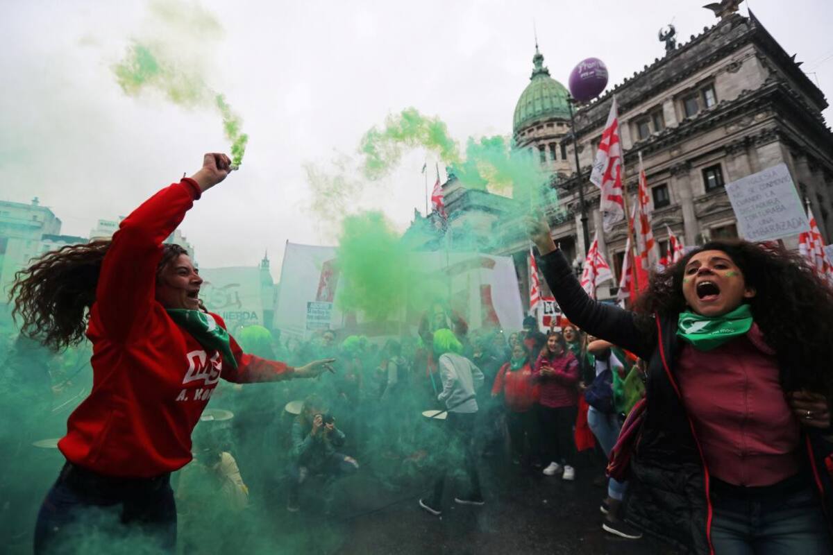Aborto Legal, marcha a favor frente al Congreso, Reuters