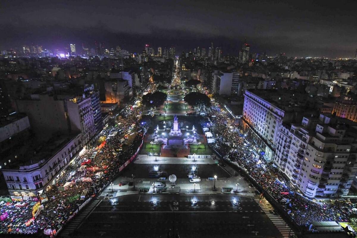 Aborto Legal, marcha a favor y en contra, NA