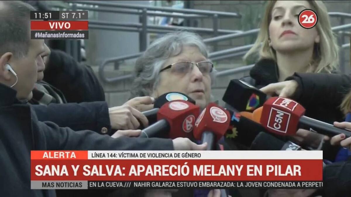 Abuela de Melany Aguiar tras aparición, Canal 26