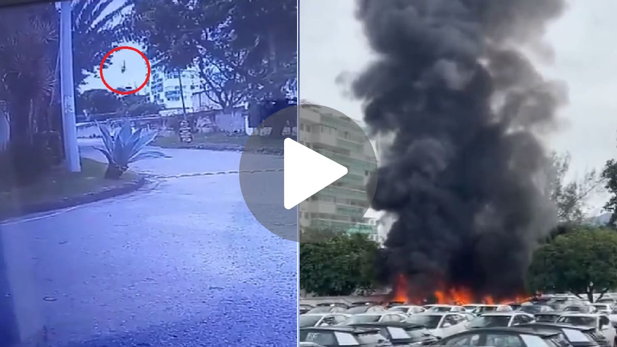 Video: así fue el choque entre helicópteros donde murió el youtuber argentino Gaspi