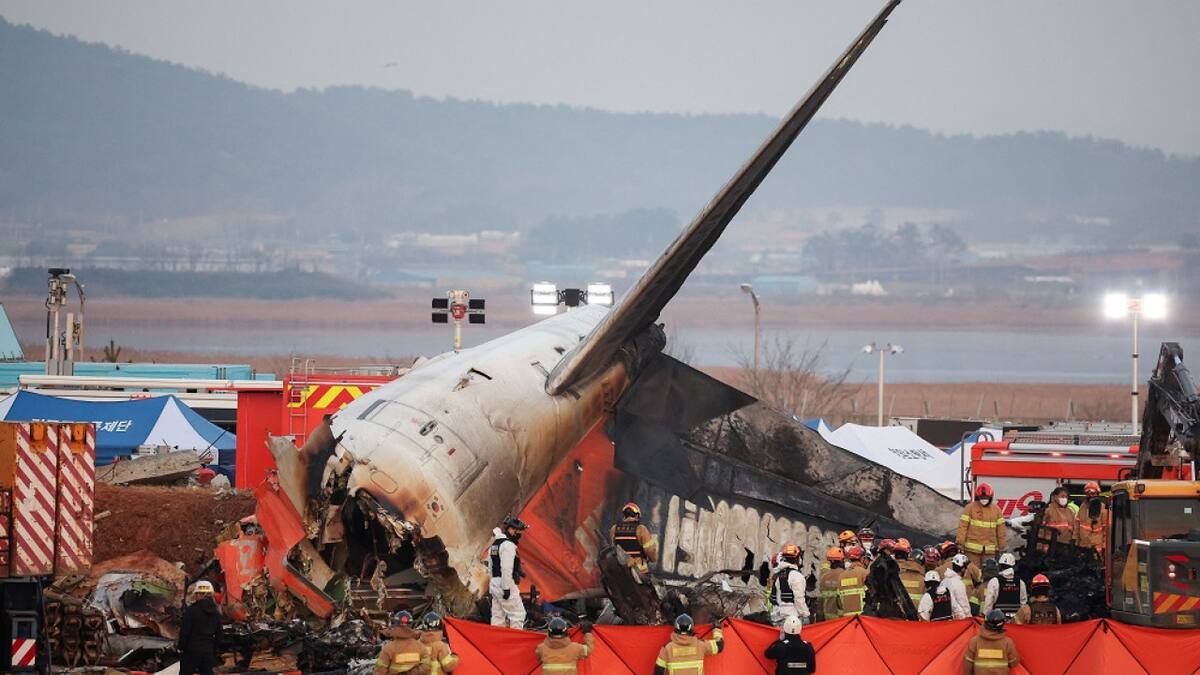 Corea del Sur declaró una semana de luto tras el accidente aéreo que dejó 179 víctimas fatales