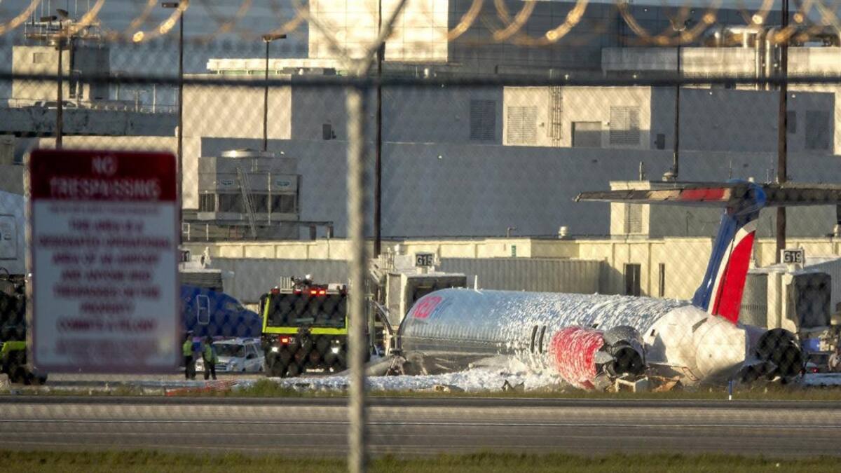 Accidente aéreo en Miami, EFE