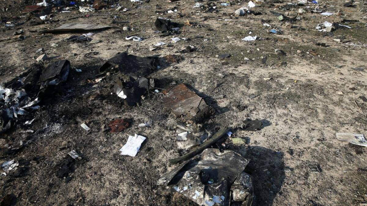 Accidente de avión en Irán, REUTERS