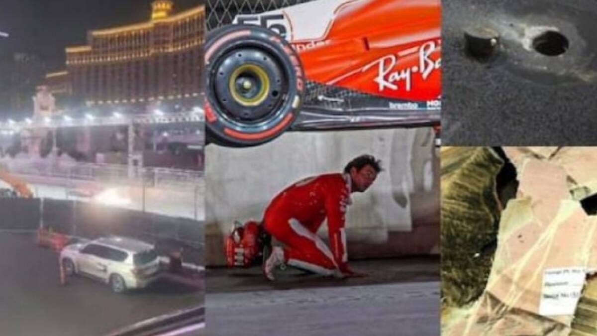 Accidente de Carlos Sainz. Foto: NA