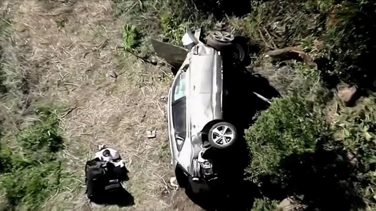 Accidente de Tiger Woods, Reuters.