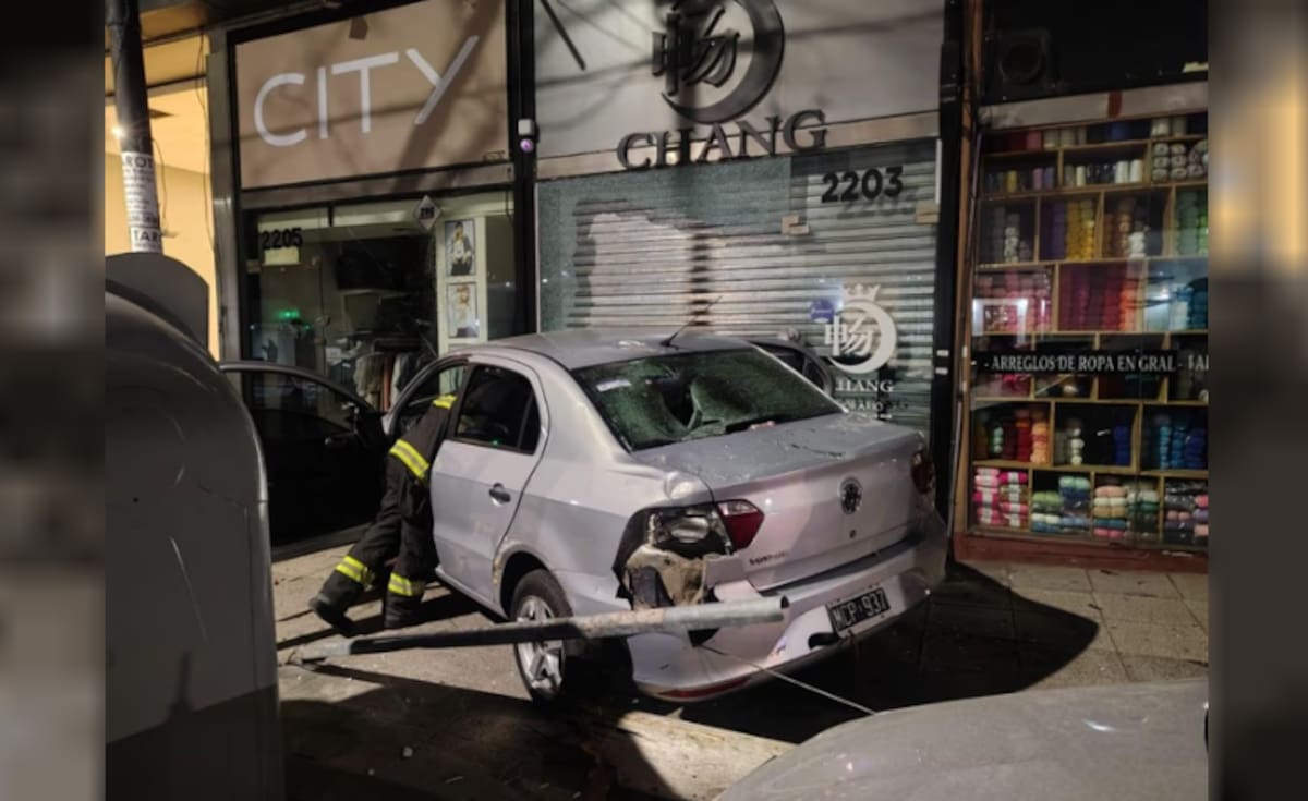 Accidente de tránsito en Belgrano.