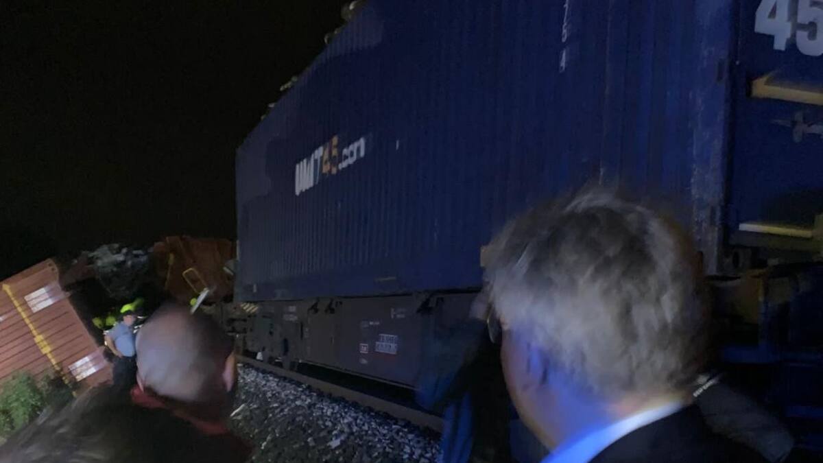 Accidente de tren en Croacia. Foto: @AndrejPlenkovic.