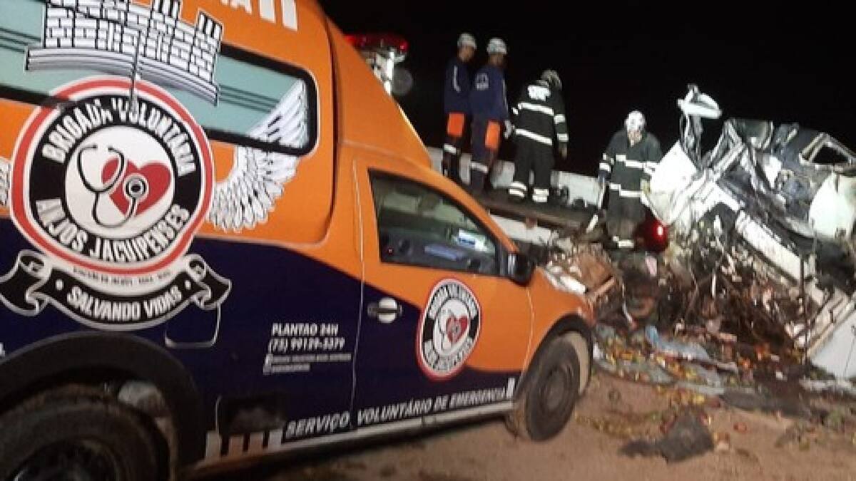 Accidente en Brasil. Foto: X.