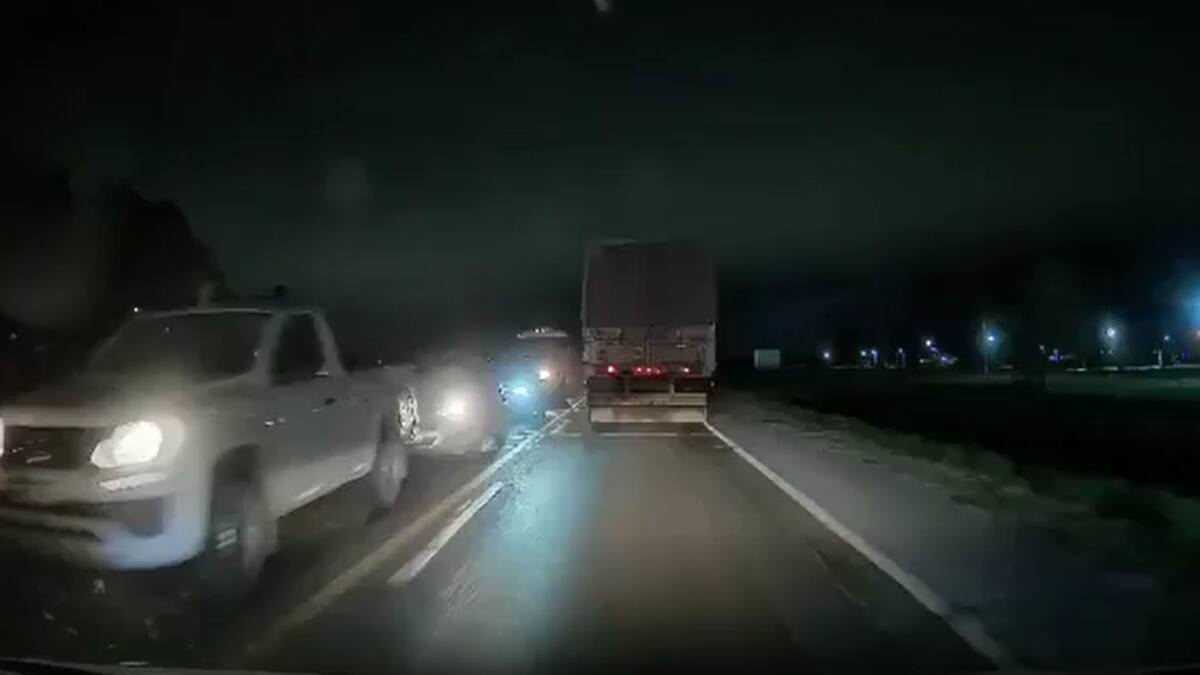 Video impactante: el brutal accidente en la ruta 18 que involucró a cuatro vehículos