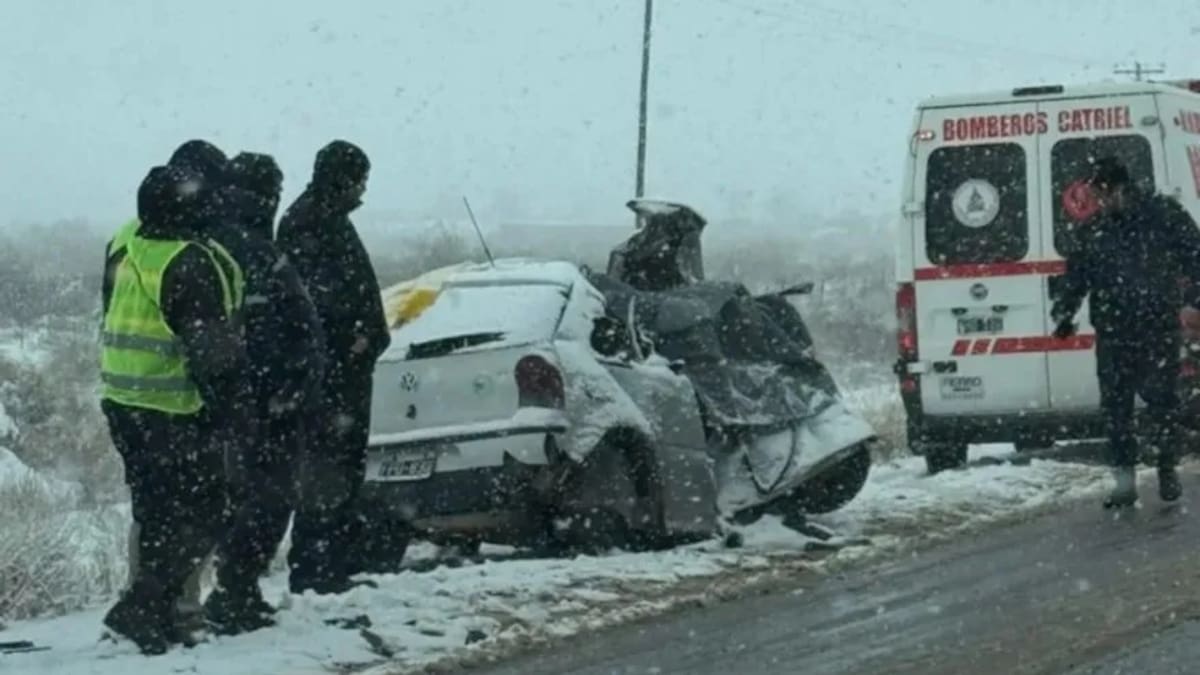 Trágico accidente en Río Negro: murieron cuatro mujeres en medio de un temporal de nieve