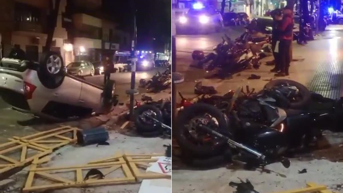 Accidente en Villa Crespo,