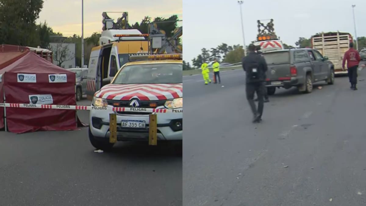 Tragedia en la autopista Perito Moreno: bajó de su camioneta por una falla mecánica, fue atropellado y murió