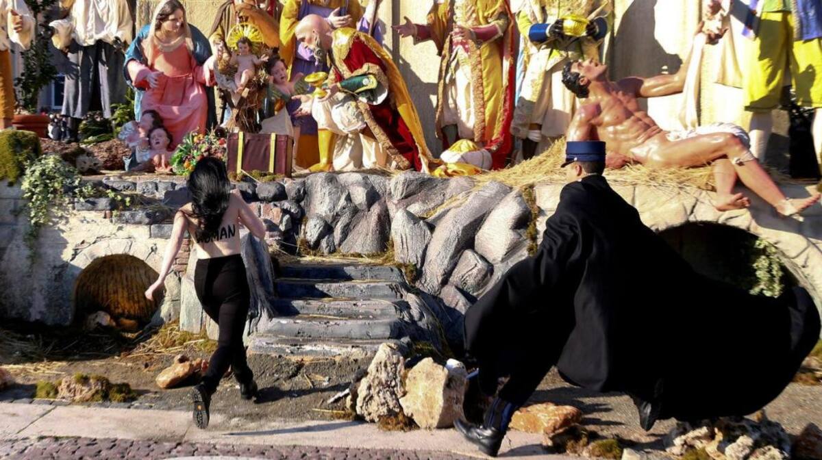 Activista Femen - Vaticano