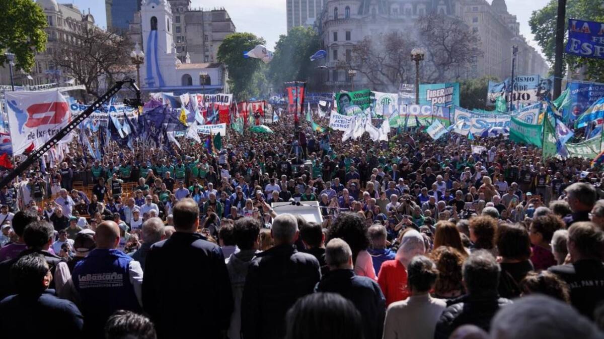 Acto de La Cámpora en Plaza de Mayo, Foto La Cámpora