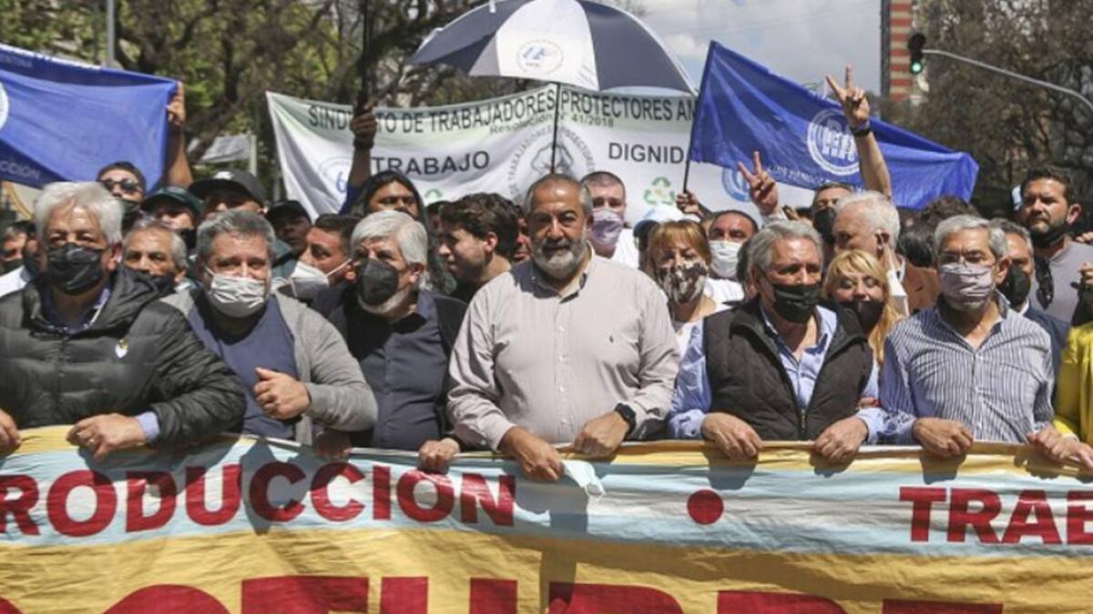 Acto de la CGT por Día de la Lealtad peronista, NA