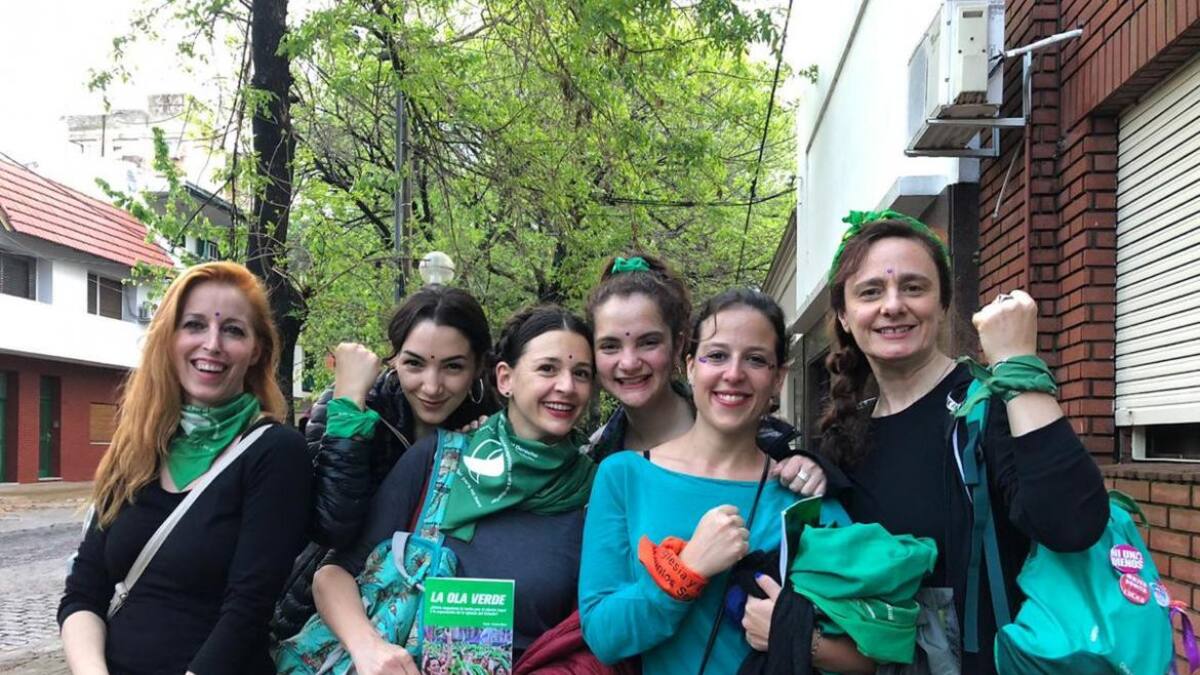 Actrices Argentinas estuvo en La Plata apoyando el 34º Encuentro de Mujeres