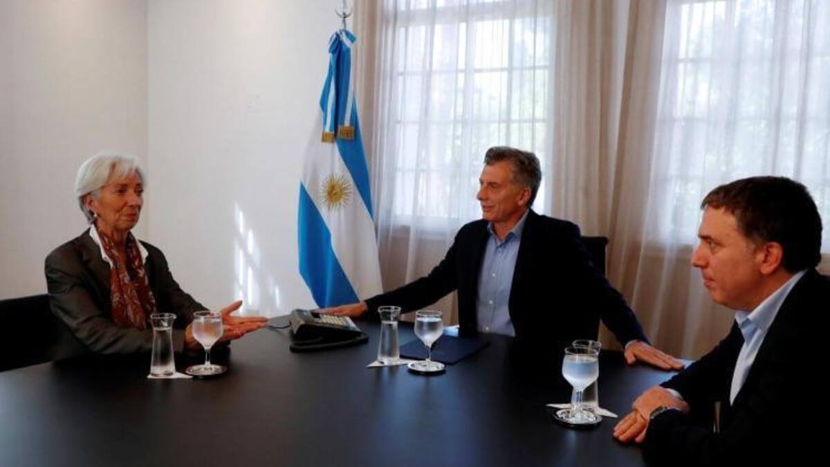 Acuerdo FMI - Lagarde, Macri y Dujovne