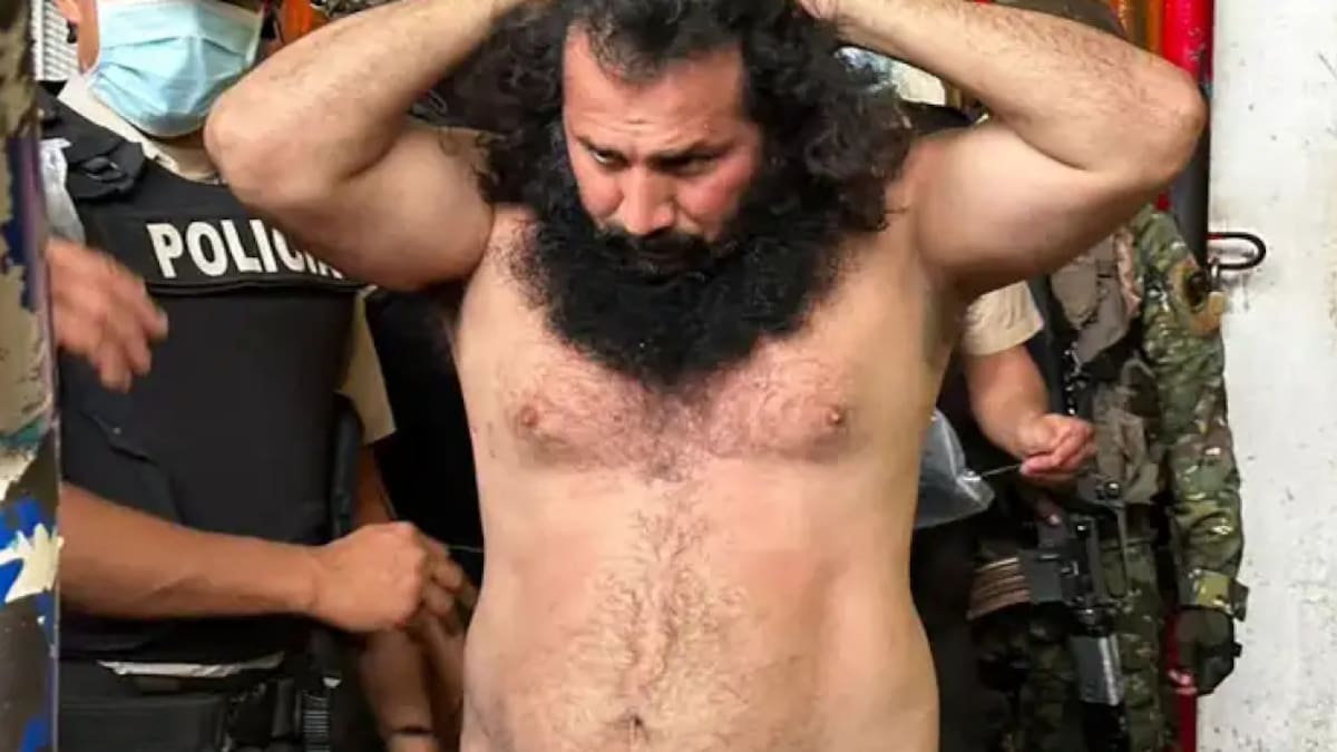 Adolfo Macías, alias Fito, líder de la banda criminal Los Choneros. Foto: FUERZAS ARMADAS DEL ECUADOR