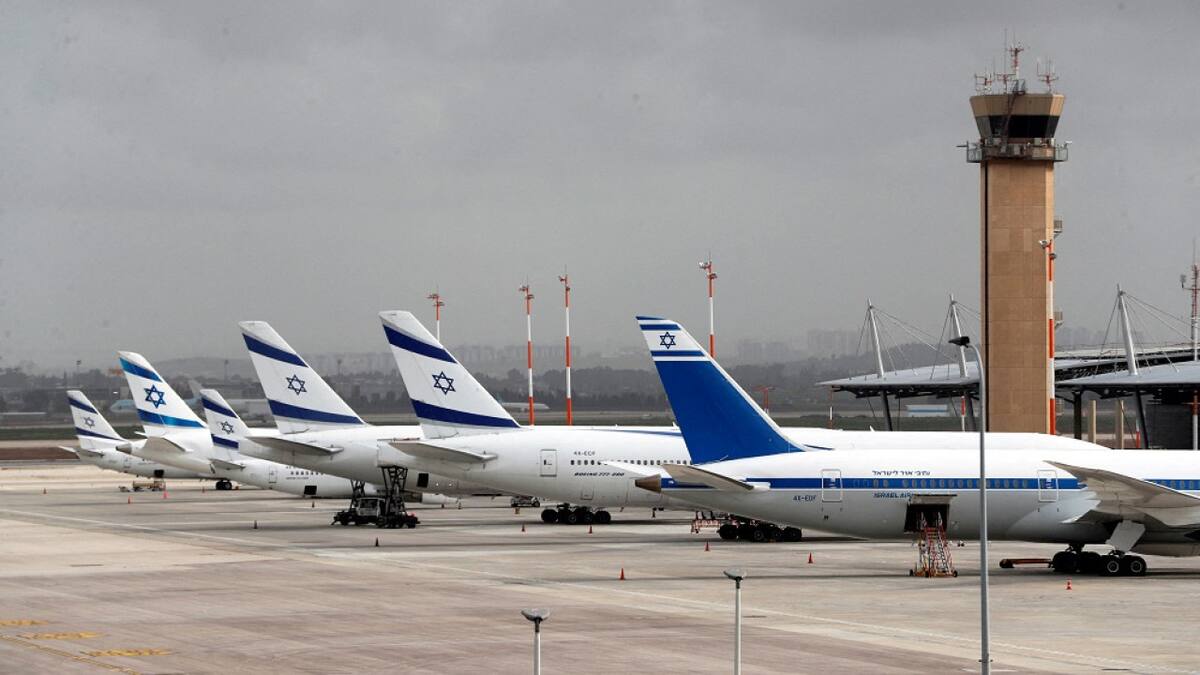 Aerolíneas de todo el mundo cancelan vuelos desde y hacia Israel. Foto: Reuters.