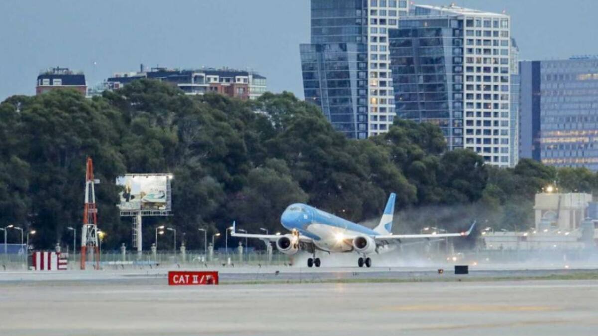 Aeroparque Jorge Newbery, aviones, Aerolíneas Argentinas, NA
