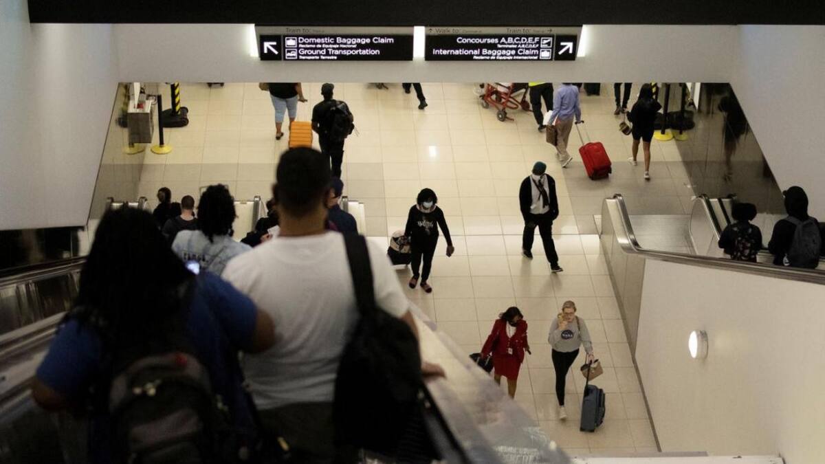 Aeropuerto de Estados Unidos. Foto: Reuters.
