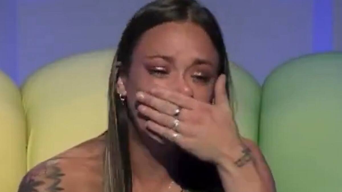 Agostina abandonó Gran Hermano. Foto: captura Telefe.