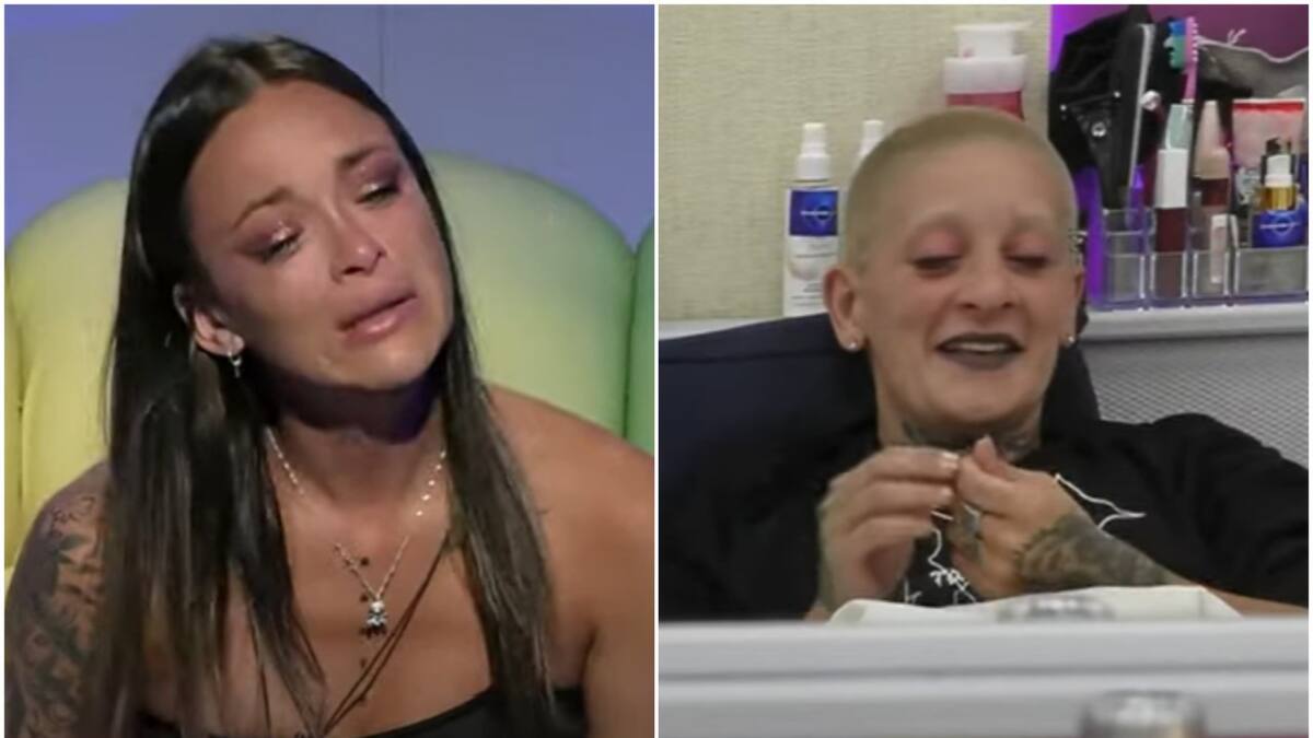Agostina y Furia de Gran Hermano. Fotos: captura Telefe.