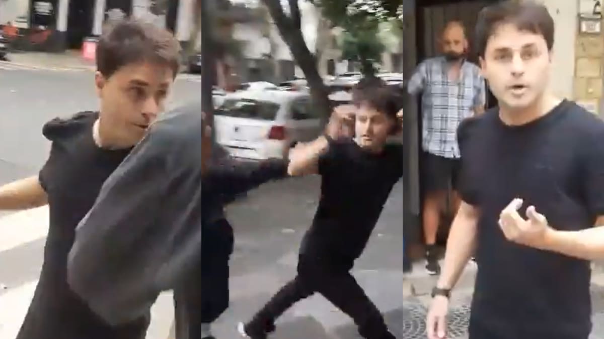 Agredieron al periodista Martín Candalaft.
