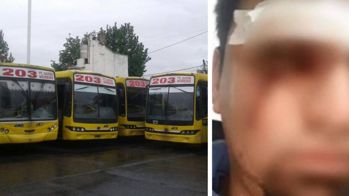 Agresión a chofer de línea 203