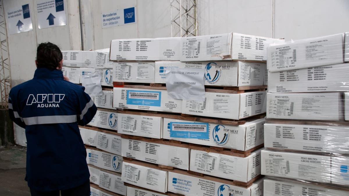 Agricultura y Aduana secuestraron 430 toneladas de carne