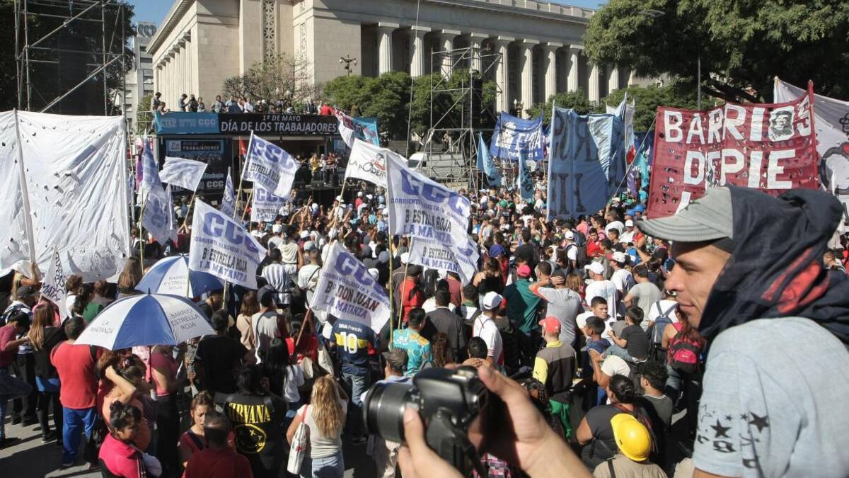 Día del trabajador: agrupaciones sociales con duras críticas al Gobierno