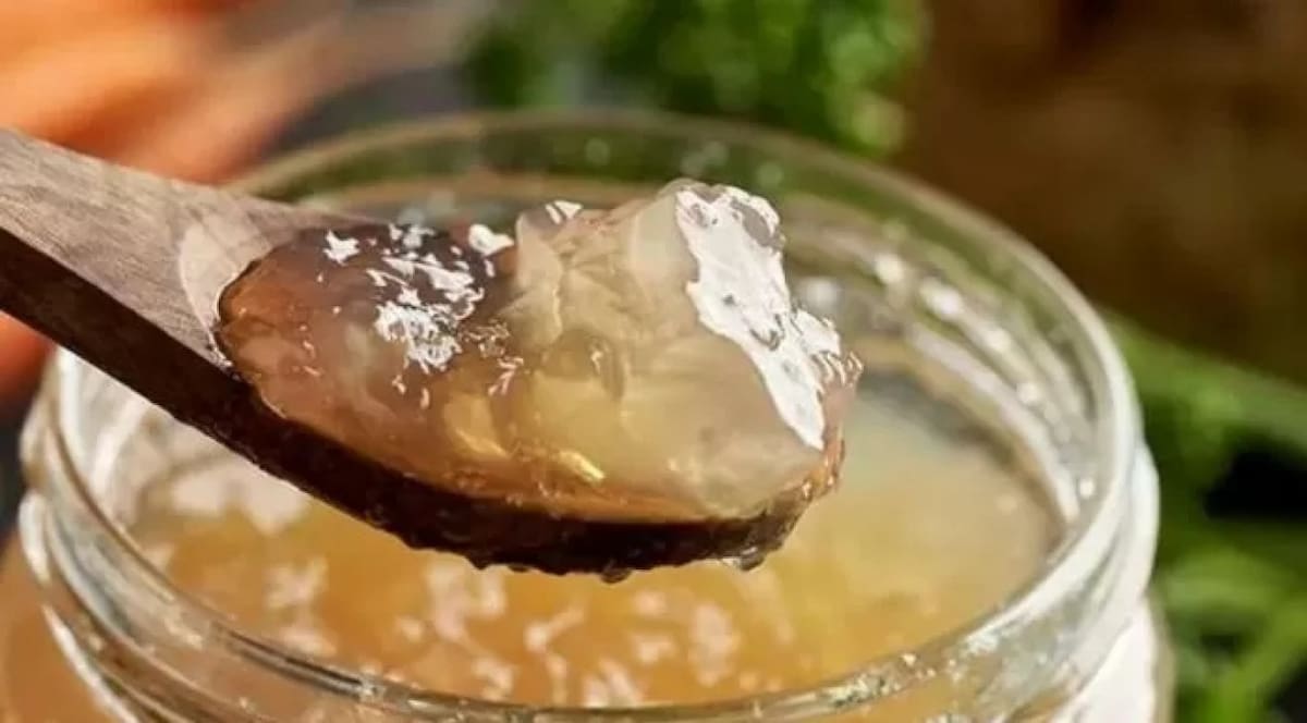 Agua de gelatina. Fuente: captura