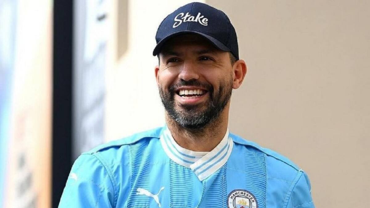 Agüero estuvo presente en las qualy de la F1 el último fin de semana. Foto: NA.