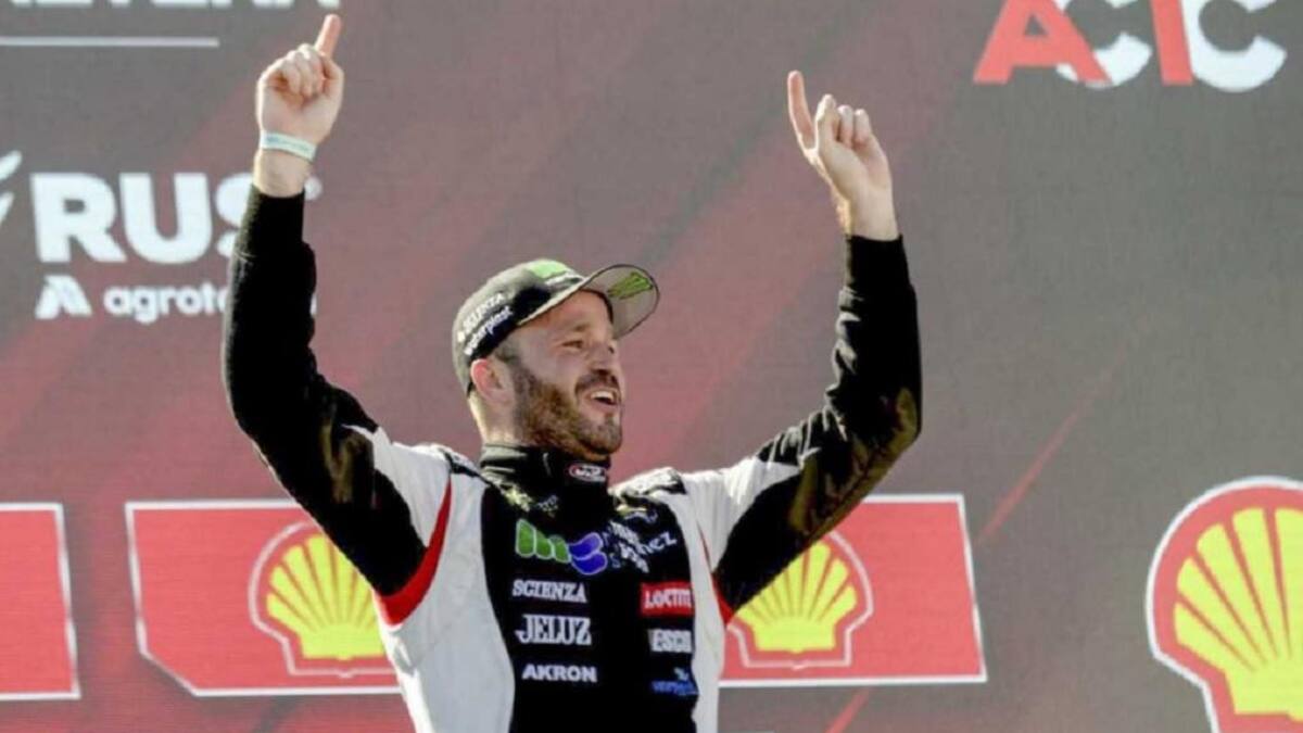 Agustín Canapino, TC, Turismo Carretera, festejo, podio, automovilismo, NA