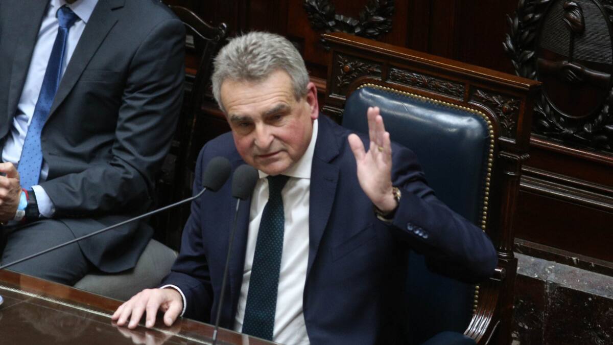 Agustín Rossi, jefe de gabinete de ministros. Foto: NA.