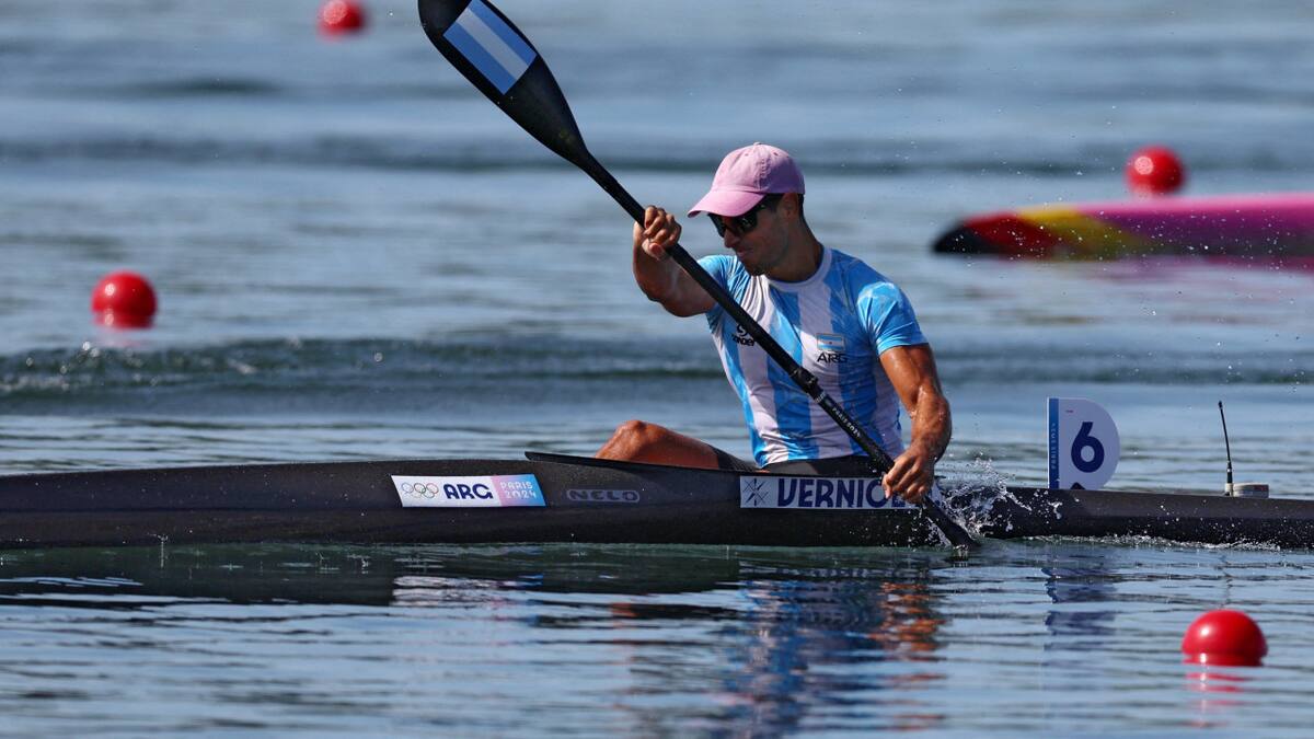 Juegos Olímpicos París 2024: Agustín Vernice quedó cuarto en la final de canotaje y obtuvo su segundo diploma