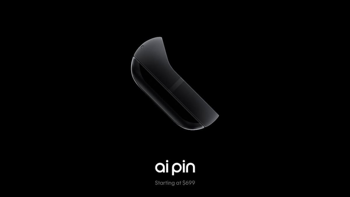 "Ai Pin" tendrá un costo de 699 dólares. Foto: X @Humane.