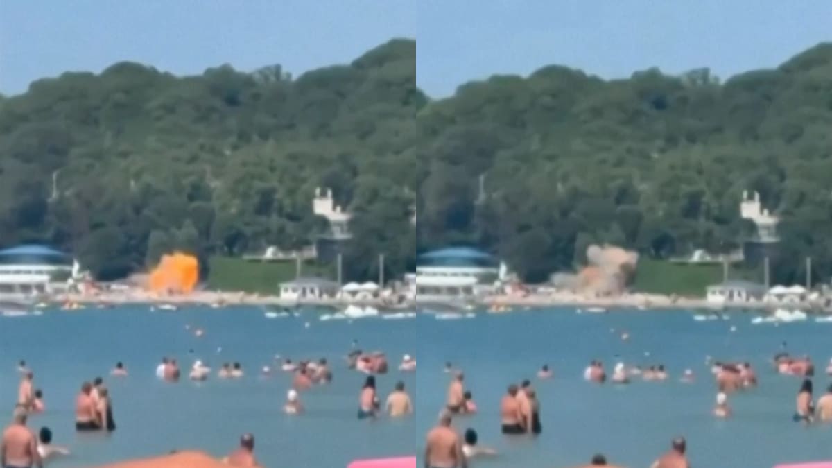Tragedia en una playa de Rusia: al menos siete muertos y decenas de heridos tras la explosión de un dron derribado