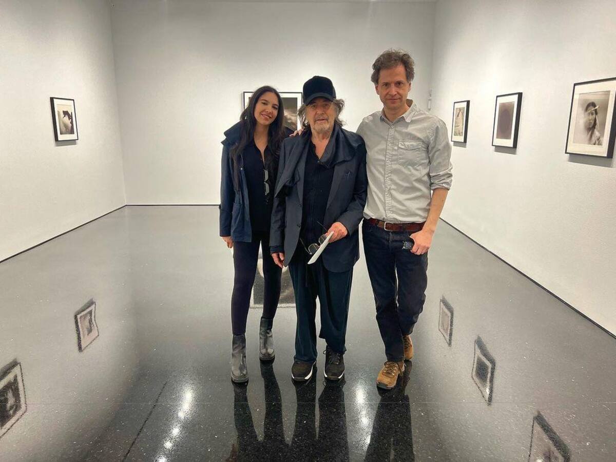Al Pacino y su novia, Noor Alfallah. Foto: Instagram @nooralfallah.