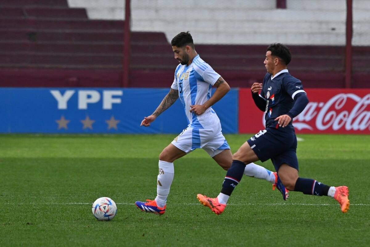 Alan Varela; Selección Argentina Sub 23. Foto: X @Argentina.