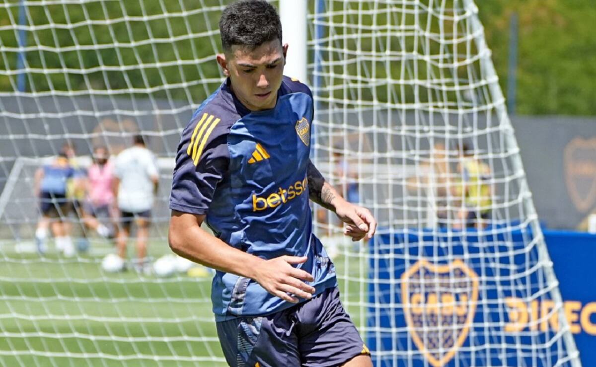 Alan Velasco, nuevo jugador de Boca. Foto: Instagram @bocajrs