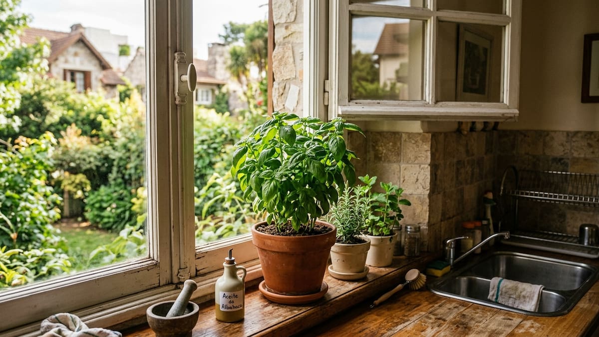 Albahaca, la planta ideal para tener en la cocina