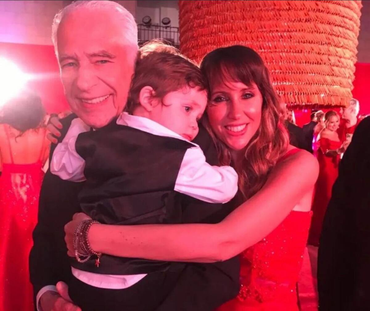 Alberto Cormillot y Estefanía Pasquini. Foto: @Estefi_pasquini