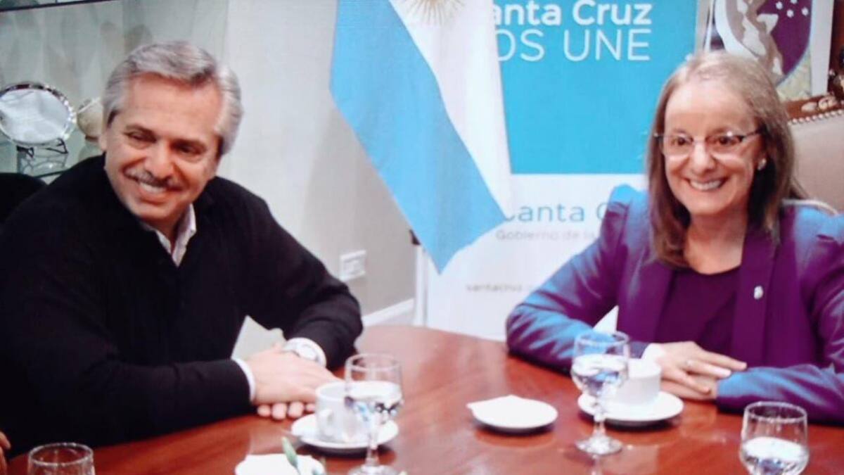 Alberto Fernández - Alicia Kirchner en Río Gallegos