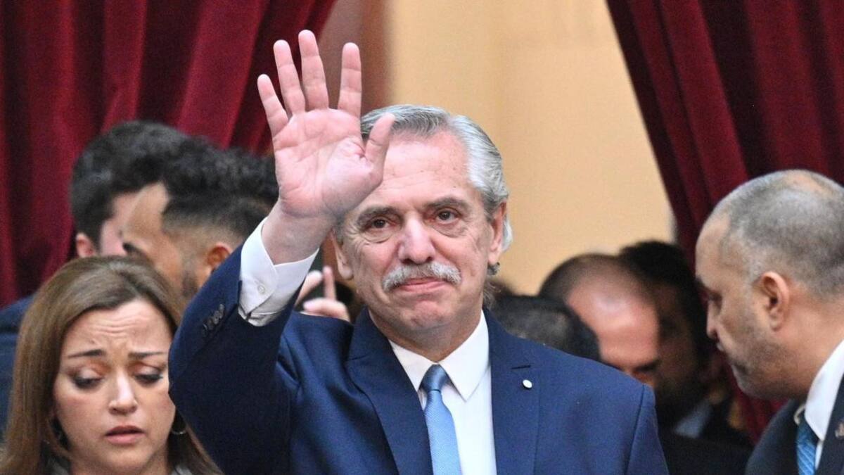 Alberto Fernández en Asamblea Legislativa. Foto: Télam.